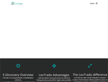 Tablet Screenshot of lextrado.com